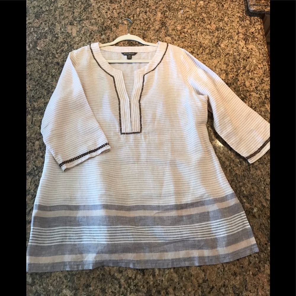 Tommy Bahama 100% linen tunic